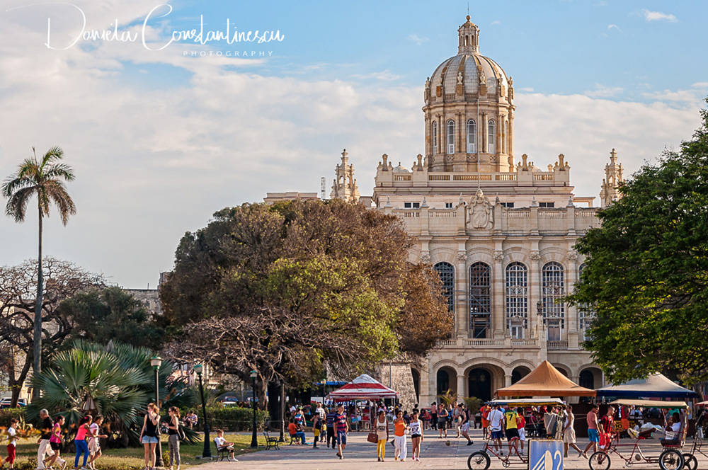 People in the Park in Old Havana